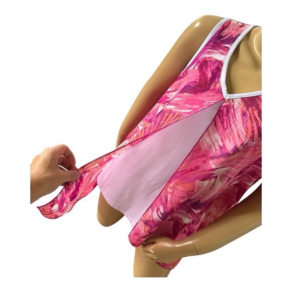 SLINKY BRAND Womens Petite Size PL Sleeveless Layered Swing Tank Top Shirt - Picture 5 of 6